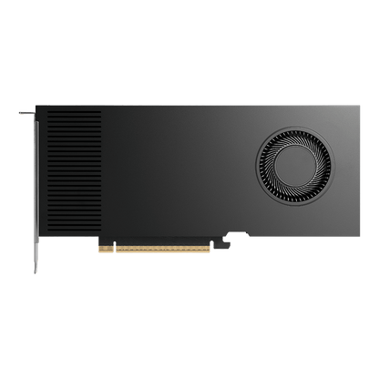 NVIDIA RTX PRO 4000 Blackwell 24GB, front view with the blower fan